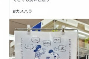 【悲報】『カスハラやめましょう！』啓蒙ポスター、なぜかリアルタイムで絶賛炎上中ｗｗｗｗｗｗｗｗ
