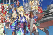 【艦これ】秋祭り待ち合わせのオブジェと化したネルソン