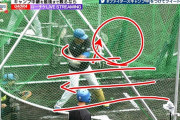日ハム江越の打撃練習wwwwwwww