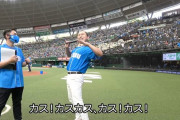 【西武】ビッグボスならぬ「ビッグカス」オードリー春日、きつねに対抗しカスカスダンス