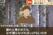 中国籍のホテル経営者ら4人を逮捕 富士河口湖町大石で他人の土地の木23本を無断伐採