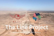 全長170km・高さ500m・幅200mという大きさの鏡張りの建造物、サウジアラビアに建造中のメガシティ「THE LINE」をドローンで空撮！