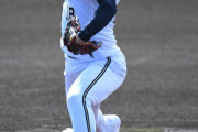 【2021/2/17 オリックス紅白戦】山本由伸、危なげなく2回を投げ1奪三振無失点の完璧なピッチングで順調な滑り出し！育成の佐藤優悟がファインプレー2連発で好守を見せる！