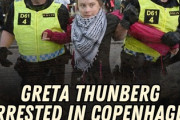 【速報】グレタ・トゥーンベリ、デンマークで身柄拘束