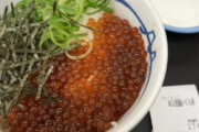 【悲報】松屋のいくら丼、2倍盛でも少なすぎる