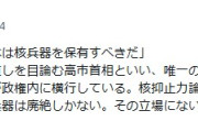 中国様の核はキレイな核　〜　共産・山添「核抑止論は幻想　地獄をもたらす核は廃絶せよ」　←地獄をもたらすなら抑止になるのでは？