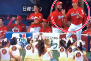 カープ曽根、阪神キッズチアとダンスｗｗｗｗ