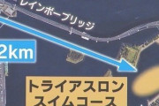 【画像】大腸菌で中止になったトライアスロンコースが酷い・・・