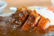旧日本軍の彼氏がカツカレー食べてたからルーだけ盗み食いしちゃった(´；ω；｀)