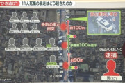 足立区の11人轢き逃げ事件、ジェノサイドすぎる
