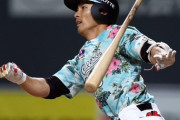ロッテ荻野(33) 打率.321(首位打者) OPS.879 ※7月25日終了時点