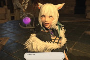 【FF14】黄金メインクエのとあるシーンのヤ・シュトラさん、ライティングの影響か城之内君のアゴみたいになってしまう