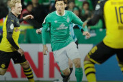 大迫勇也、今季3つ目のアシスト。ブレーメンはドルトムントに3-2勝利で8強入り【ドイツ杯】