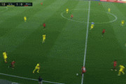 ◆Gif小ネタ◆ビジャレアル戦前半45分久保建英の股抜きパスがウマすぎる件