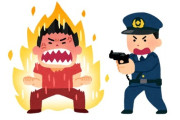 【埼玉】「全てのことにむかついた」と話す無職の47歳逮捕　自宅アパートに火も付け、直前には配達員を殴っていた、消火器投げつけ、警官に包丁向けた男　拳銃で警告、公務執行妨害