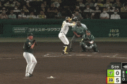 阪神６ー０ヤクルト　5回裏　佐藤輝明　第16号ソロホームラン