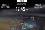 【試合実況】西武スタメン 先発:ニール（2021.9.1）