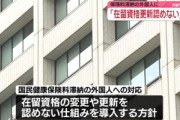 国民年金や国民健康保険を納付しない外国人に対して在留資格の更新を原則認めない仕組みを2027年6月に導入へ 納付率は去年12月末時点で63％
