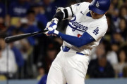 大谷翔平 開幕４１打席目で待望の１号ソロ！