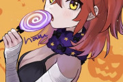 【FGO】ハロウィンのぐだ子イラスト！！　小悪魔ぐだ子可愛いです！！
