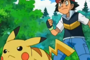 サトシ「いけっピカチュウ  ！」ピカチュウ  「ピカ！（戦いたくない！）」