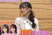 向井葉月ちゃんの好きな焼肉の部位がコチラ！！！【乃木坂46】