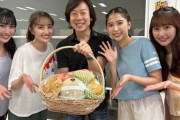 “ひろみちお兄さん” 佐藤弘道『ももクロの皆様からはフルーツの盛り合わせを頂きました』