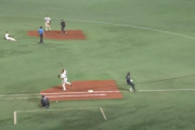 ロッテ、相手のミスにより一挙2得点で同点！！