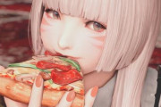 【FF14×出前館】ピザを食べるエモートも転売ヤーの餌食に…