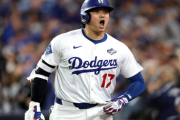 【MLB】大谷翔平、ワールドシリーズで新たな伝説…　2本塁打含む1試合4長打　4打席連続の申告敬遠　PS新記録となる1試合9出塁
