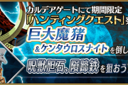 【FGO】胆石ドロップの魔猪ハント メリュジーヌと丑午前が活躍か