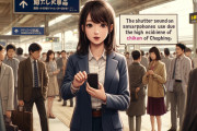 女さん「スマホのシャッター音は日本だけ、痴漢が多いから。異常なんですよ日本は」