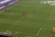 【GIF】日本代表が方向性を勘違いしてしまったゴールがこちらｗｗｗｗｗｗ