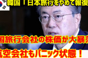 【朗報】日本への韓国人旅行者が58%減→外国人全体では5.2%増で完全勝利してしまう