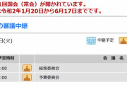 【ｗ】特定野党さん今日も国会サボり。呼び込みしても出てこないので特定野党抜きで質疑開始