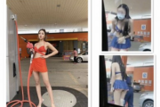 ガソスタの販促にビキニ美女、店員「もっと見たけりゃ1元追加」