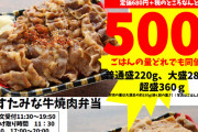【画像】すたみな太郎のテイクアウト焼肉弁当(550円)がめちゃくちゃおいしそう