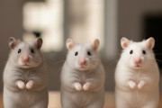ハムスター３匹回し　かわいい