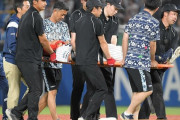 ヤクルト丸山和郁、フェンスに激突し担架で退場