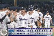 【ヤクルト対DeNA15回戦】ヤクルトが７－４でDeNAに勝利しカード勝ち越し！塩見３安打！村上２試合連続１９号！DeNAは連敗で首位・阪神とは５・５ゲーム差に