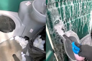 【汚物】仮設トイレを清掃する専門家のお仕事拝見動画がえずきそう(@_@;)