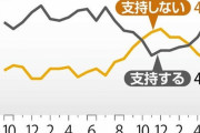 内閣支持、大幅下落41％…読売世論調査