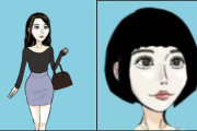 【画像】アニメアイコン、一線を超える「整形カリカリ女のイラスト、髪型変えたら…」