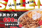 かつや、ついに『牛丼』を出してしまう