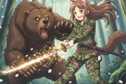 【朗報】元自衛官「クマに銃を使えない？剣で殺せますよw」