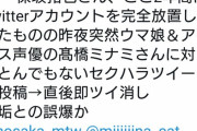 滝沢ガレソ「ウマ娘のプロデューサーがセクハラツイートしたぞ」 とソースなしの画像を拡散中