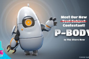 Fall Guys: Ultimate Knockout ベストプレイヤーに先行配信された特別なポータル2とのコラボスキン「P-Body（ピィボディ）」が配信中
