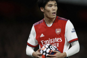 ＜アーセナル＞リーグ杯準決勝敗退...右ふくらはぎ痛で強行出場の冨安に監督「無理してもらうしかなかった」