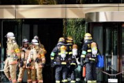 【放火テロ】東京・虎ノ門「日本原子力防護システム」入るビルに男が押し入る　15階フロアで油のようなもの撒き火つける　身柄確保