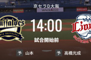 【試合実況】西武スタメン 先発:高橋光成（2023.5.6）